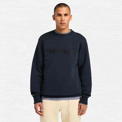Timberland Sweat à col rond Hampthon pour homme en bleu foncé
