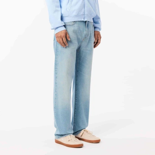 Lacoste Jean 5 poches straight fit indigo