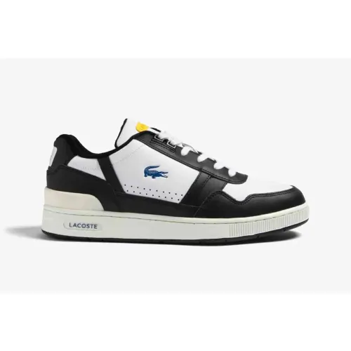 Sneakers T-Clip homme Lacoste en cuir tons contrastés