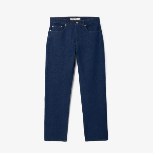 Lacoste Jean 5 poches straight fit indigo