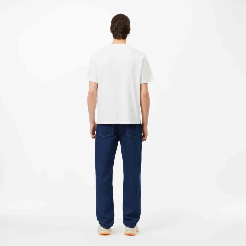 Lacoste Jean 5 poches straight fit indigo