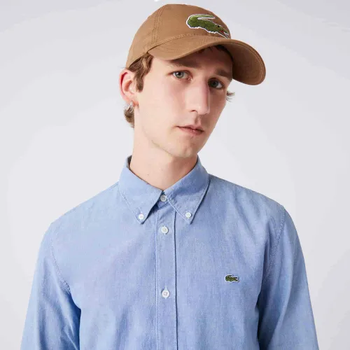 Lacoste Chemise slim fit en chambray de coton