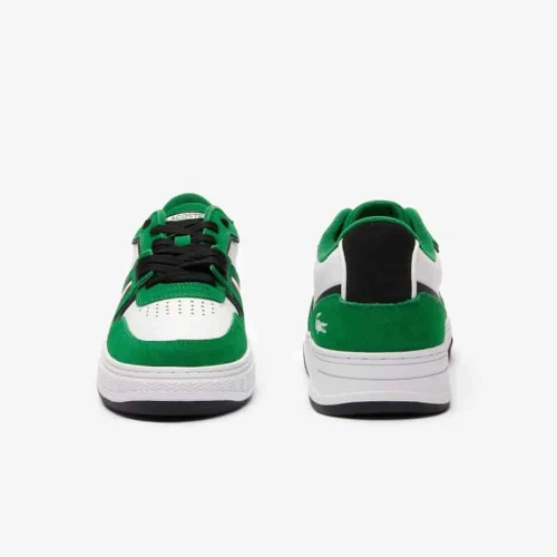 Lacoste Sneakers L001 homme en cuir enduit