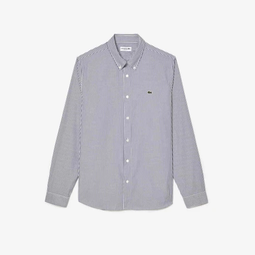 Lacoste Chemise regular fit coton rayée