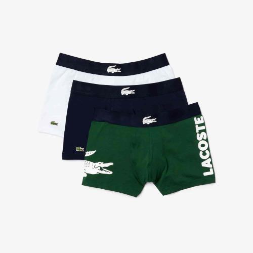 Lacoste Lot de 3 boxers courts imprimé
