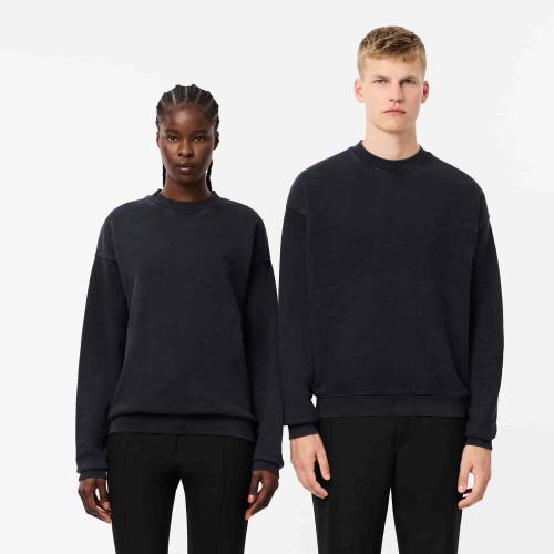 Lacoste Sweatshirt loose fit molleton effet délavé