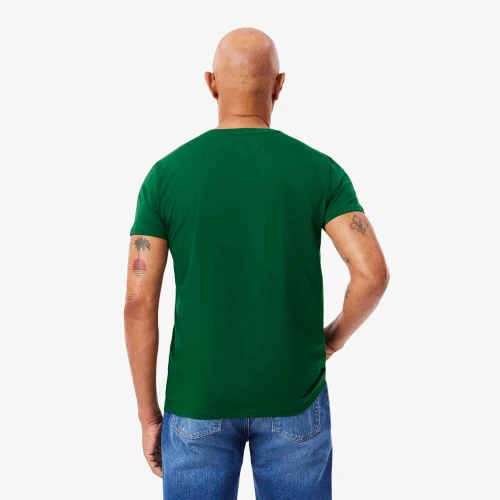 Lacoste T-shirt coton Pima léger col V