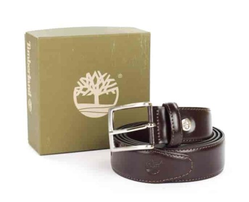 Timberland Ceinture classique réglable de 35 mm pour homme en marron