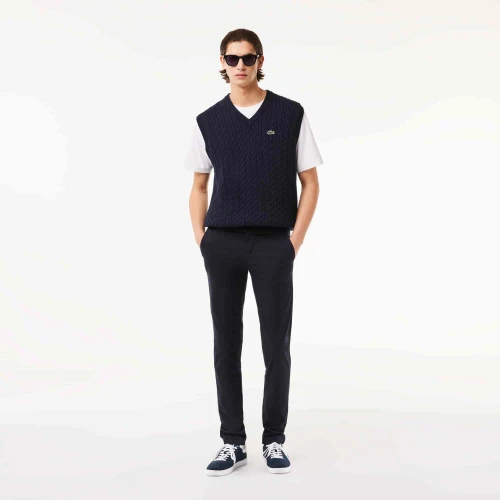 Lacoste Pantalon chino slim fit coton stretch