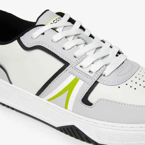 Sneakers L001 Homme Lacoste en cuir tons contrastés