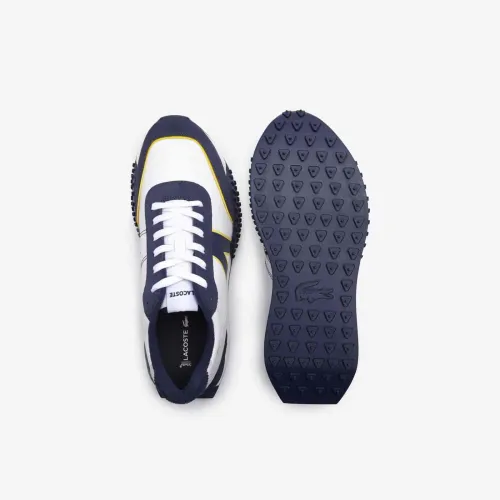 Lacoste Sneakers L-Spin Deluxe homme en cuir et velours
