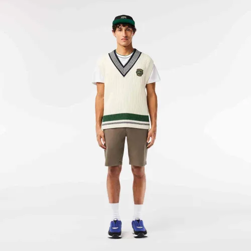 Lacoste Bermuda slim fit uni coton stretch