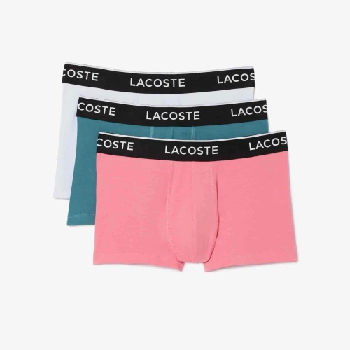 Lacoste Lot de 3 boxers courts stretch