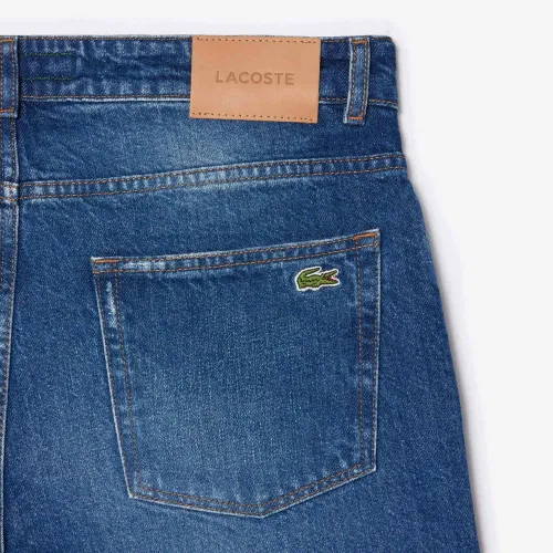 Lacoste Jean 5 poches straight fit indigo