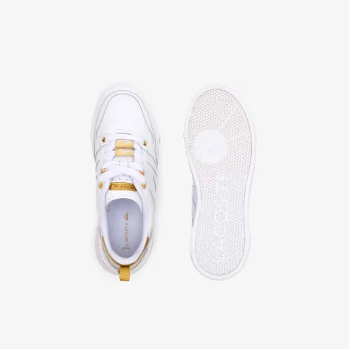 Sneakers L002 femme Lacoste en cuir