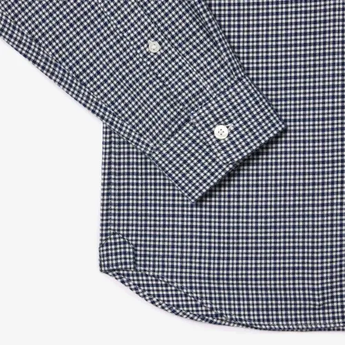 Lacoste Chemise regular fit en flanelle coton