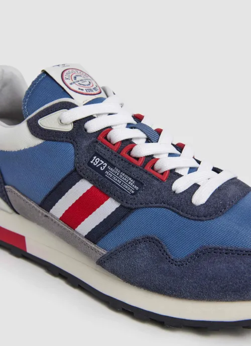 PEPE JEANS | Basket Au Détails Suède Homme
