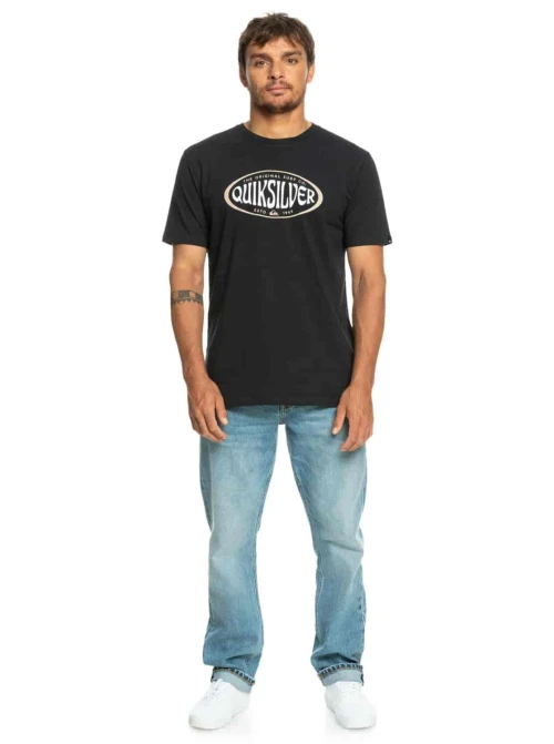 QUIKSILVER | T-Shirt Homme Noir INCIRCLES