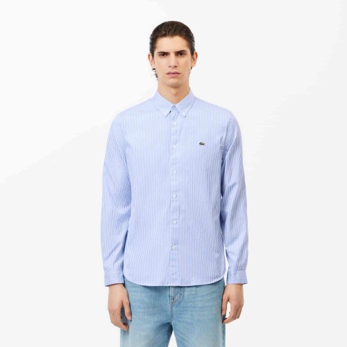 Lacoste Chemise regular fit coton rayée