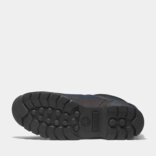 Timberland Bottine mi-haute imperméable à lacets Euro Sprint pour homme en bleu foncé