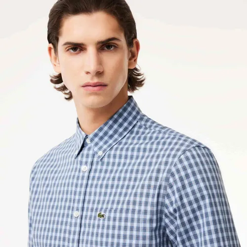 Lacoste Chemise regular fit à carreaux popeline