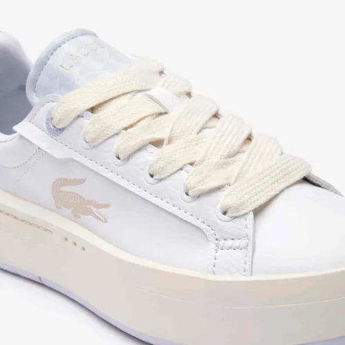 Lacoste Sneakers Carnaby Platform femme en cuir monogrammé