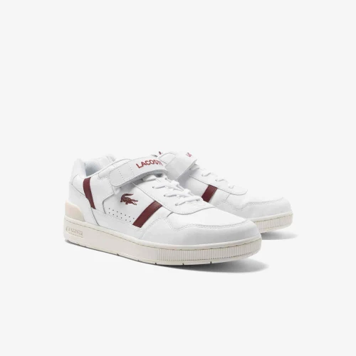 Lacoste Sneakers T-Clip Velcro homme en cuir
