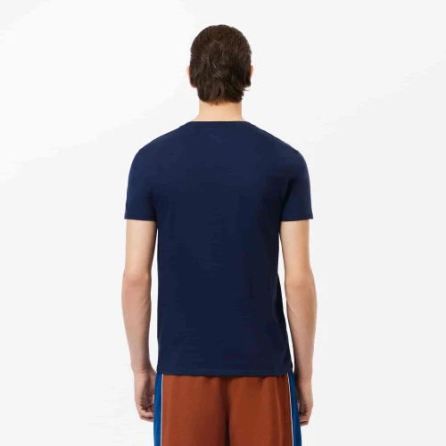 Lacoste T-shirt coton Pima léger col V