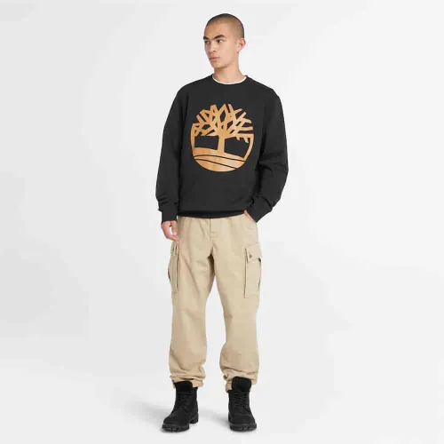 Timberland Sweat-shirt à col rond Kennebec River pour homme en noir