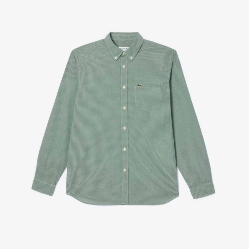Lacoste Chemise regular fit vichy popeline