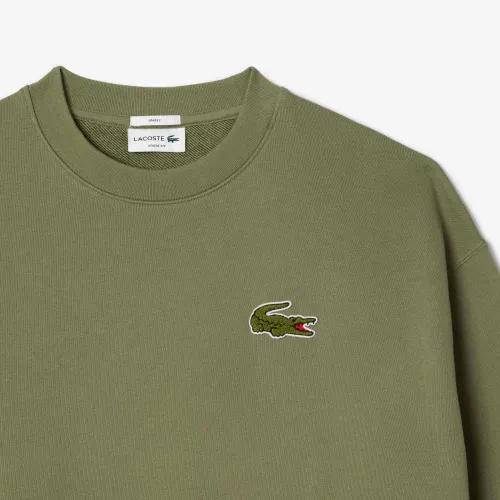 Lacoste Sweatshirt loose fit molleton avec badge