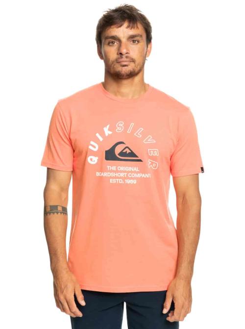 QUIKSILVER | T-Shirt Homme Orange MIXED SIGNALS
