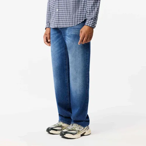 Lacoste Jean 5 poches straight fit indigo