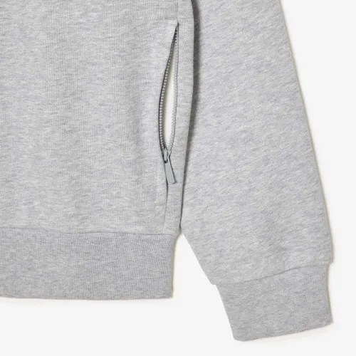 Lacoste Sweatshirt zippé molleton col montant