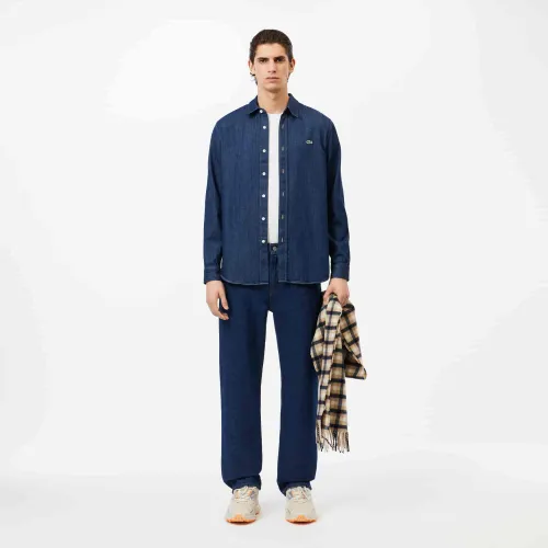Lacoste Jean 5 poches straight fit indigo