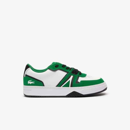Lacoste Sneakers L001 homme en cuir enduit