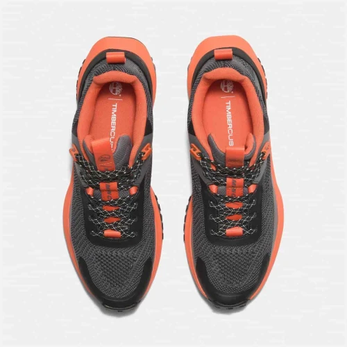 Timberland Baskets basses à lacets Motion Access pour homme en gris/orange