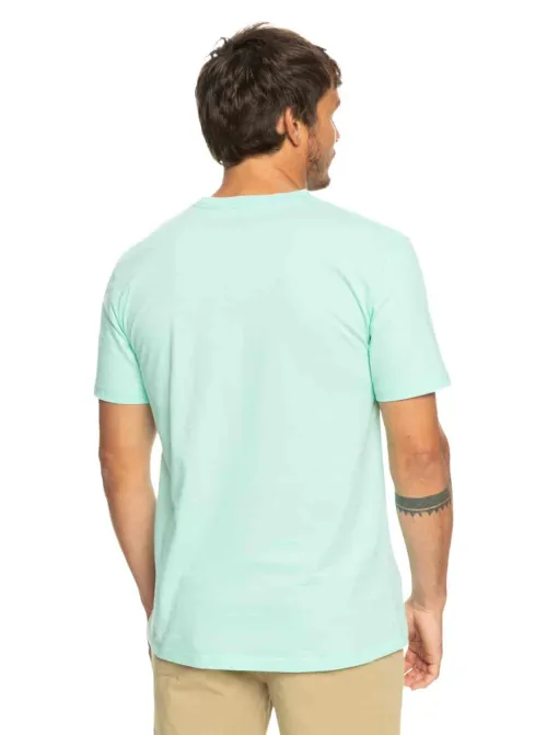 QUIKSILVER | T-shirt Homme Bleu Vert PASS THE PRIDE