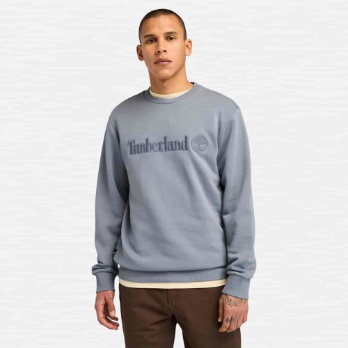 Timberland Sweat à col rond Hampthon pour homme en gris foncé