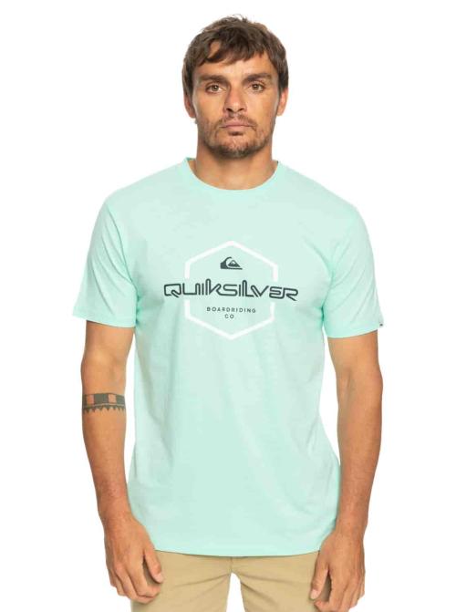 QUIKSILVER | T-shirt Homme Bleu Vert PASS THE PRIDE