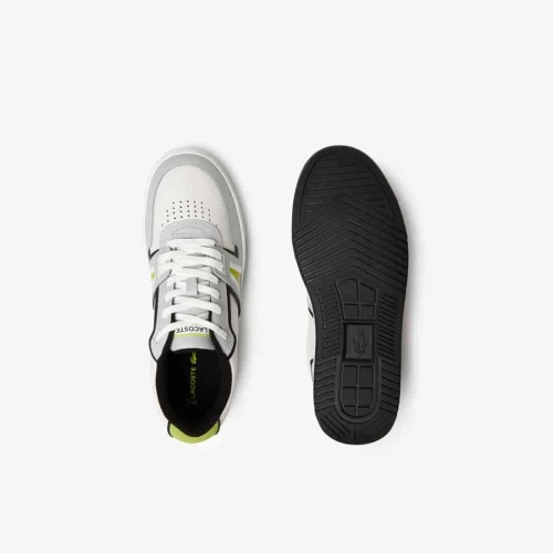 Sneakers L001 Homme Lacoste en cuir tons contrastés