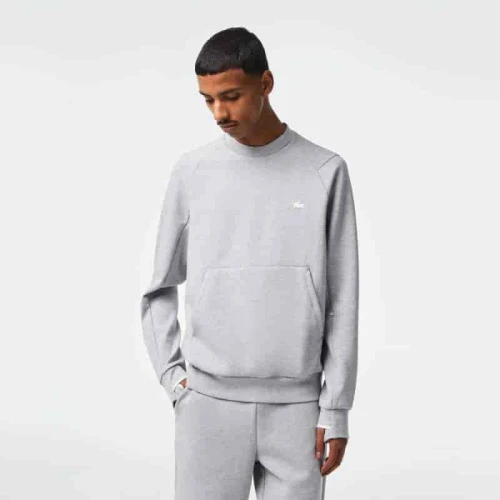 Lacoste Sweatshirt coton avec poche kangourou