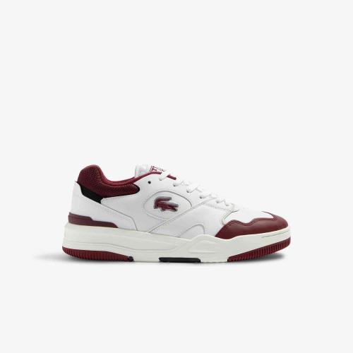 Lacoste Sneakers Lineshot homme en cuir avec col en mesh
