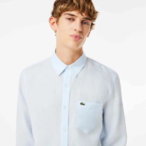 Chemise homme Lacoste en lin