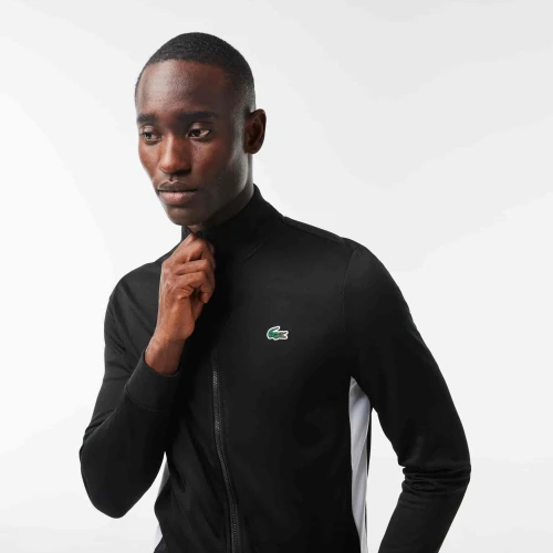 Lacoste Sweatshirt Tennis zippé en tissu indémaillable