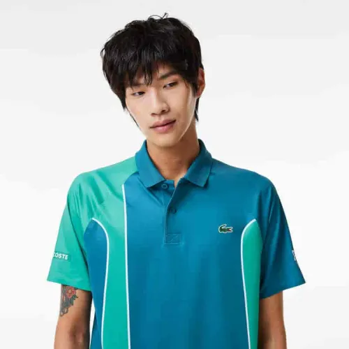 Polo technique homme Lacoste SPORT x Novak Djokovic sans couture