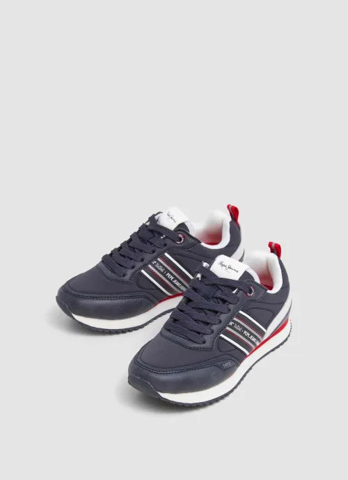 PEPE JEANS | Basket Sport Casual  Scratch Bébé Garçon