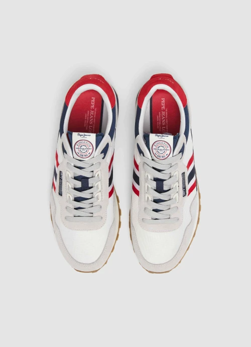 PEPE JEANS | Basket Au Détails Suède Homme