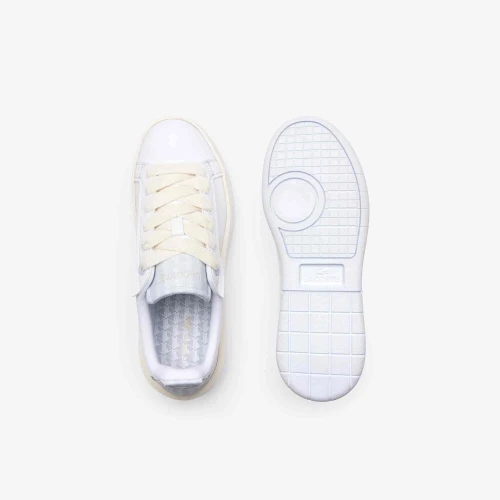 Lacoste Sneakers Carnaby Platform femme en cuir monogrammé