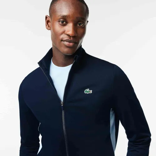 Lacoste Sweatshirt Tennis zippé en tissu indémaillable